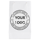 カスタム文字ロゴ・抱き枕 スモールペーパーバッグ (正面)