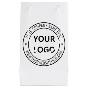 カスタム文字ロゴ・抱き枕 スモールペーパーバッグ