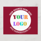 カスタム文字ロゴ・販売促進チラシ チラシ (裏面)