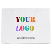 カスタム文字ロゴ・販売促進抱き枕 ラージペーパーバッグ (正面)