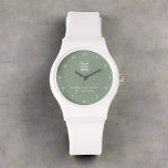 カスタム文字ロゴ&Sage Green Branded Business 腕時計<br><div class="desc">あなたのロゴとカスタム文字を特徴とする当社のセージ緑のブランドのビジネスカスタムウォッチを紹介。この時計スタイリッシュは、エレガンスと機能性を備えたブランドのプロモーションに最適で、理想的なギフトやプロモーション企業のアイテムとなっている。</div>