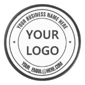 カスタム文字ロパーソナライズされたゴ アイスホッケーパック (正面)