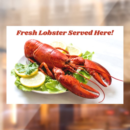 カスタム文字ロブスター ウィンドウサイン (シート2)