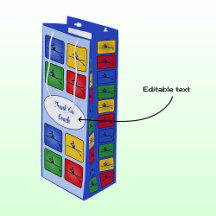 カスタム文字ローイングアイコン青