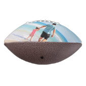 カスタム文字付きお気に入りのフォトサッカー アメリカンフットボール (回転270)