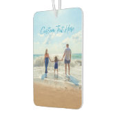 カスタム文字付きフォトエアーフレッシュ カーエアーフレッシュナー (左)