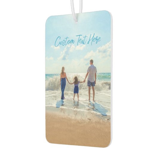 カスタム文字付きフォトエアーフレッシュ カーエアーフレッシュナー (左)