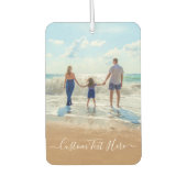 カスタム文字付きフォトエアーフレッシュ カーエアーフレッシュナー (正面)