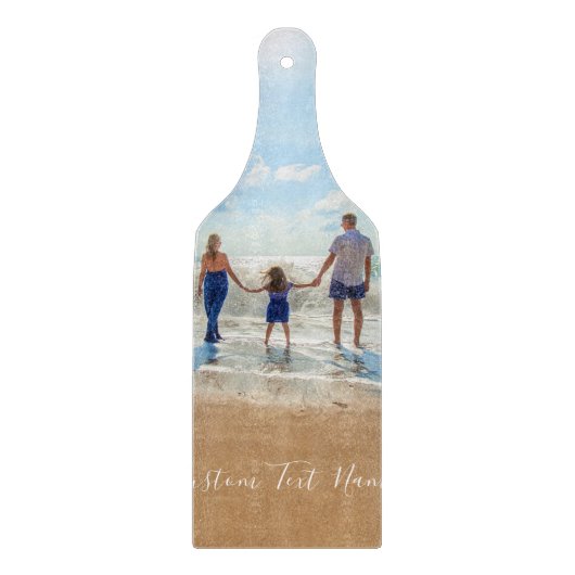 カスタム文字付きフォトカッティングボード カッティングボード (正面)