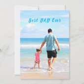 カスタム文字付きフォトカード – I Love Youパパ (正面)