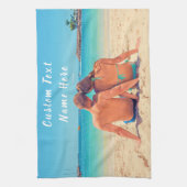 カスタム文字付きフォトキッチンタオル キッチンタオル (縦)