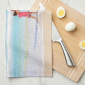 カスタム文字付きフォトキッチンタオル キッチンタオル (四つ折り)