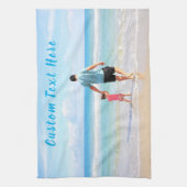 カスタム文字付きフォトキッチンタオル キッチンタオル (縦)