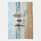 カスタム文字付きフォトキッチンタオル キッチンタオル (縦)