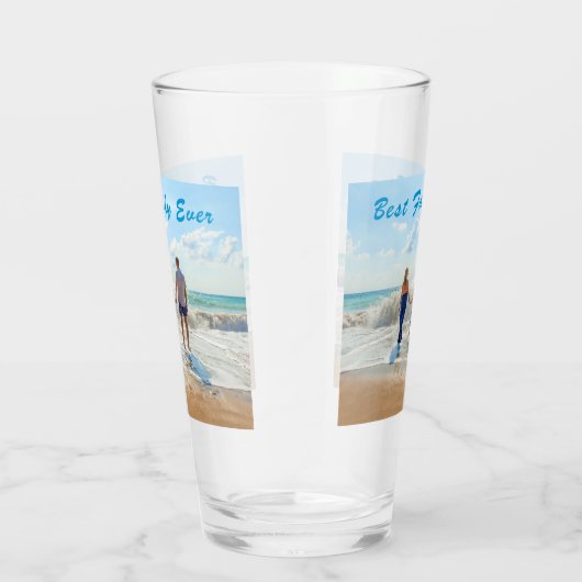 カスタム文字付きフォトグラス家族の写真 タンブラーグラス (右)