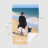 カスタム文字付きフォトゴルフタオルギフト ゴルフタオル (インサイチュ)