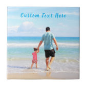 カスタム文字付きフォトセラミックタイル タイル (正面)