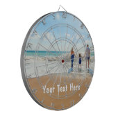 カスタム文字付きフォトダーツボード ダーツボード (正面左)