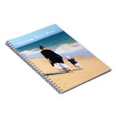 カスタム文字付きフォトノートブックギフト ノートブック (右側)