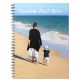 カスタム文字付きフォトノートブックギフト ノートブック (正面)