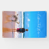 カスタム文字付きフォトバナー 横断幕 (横)