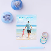 カスタム文字付きフォトフライヤー チラシ (シングル)