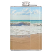 カスタム文字付きフォトフラスクギフト フラスク (裏面)