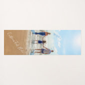 カスタム文字付きフォトヨガマットパーソナライズされた ヨガマット (裏面(横))