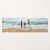 カスタム文字付きフォトヨガマットパーソナライズされた ヨガマット (正面(横))