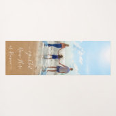 カスタム文字付きフォトヨガマット ヨガマット (裏面(横))