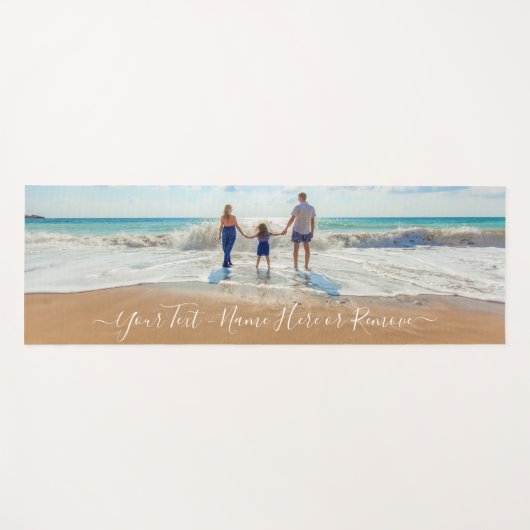 カスタム文字付きフォトヨガマット ヨガマット (正面(横))