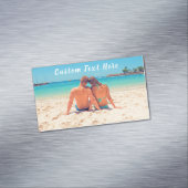 カスタム文字付きフォト名刺マグネット マグネット名刺 (インサイチュ)