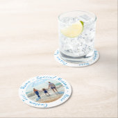 カスタム文字付きフォト紙コースター ラウンドペーパーコースター (インサイチュ)