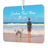 カスタム文字付きペットフォトエアーフレッシュナー カーエアーフレッシュナー (左)