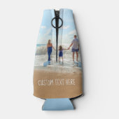 カスタム文字付き写真ボトルクール ボトルクーラー (裏面)