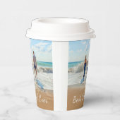 カスタム文字付き家族フォト紙カップ 紙コップ (右)