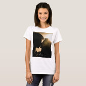 カスタム文字付き愛の写真Tシャツギフト Tシャツ (正面フル)
