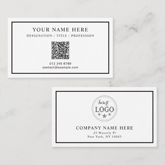 カスタム文字付きTouch名刺フォーマル 名刺 (正面/裏面)