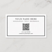 カスタム文字付きTouch名刺フォーマル 名刺 (正面)