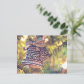 カスタム文字休日/クリスマス葉書 ポストカード (スタンド正面)