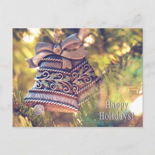 カスタム文字休日/クリスマス葉書 ポストカード (正面)