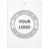 カスタム文字会社ロゴとクリップボード クリップボード (裏面)