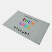 カスタム文字会社ロゴ ドアマット (アングル)