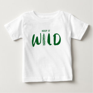 カスタム文字保イワイルド ベビーTシャツ