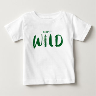 カスタム文字保イワイルド ベビーTシャツ
