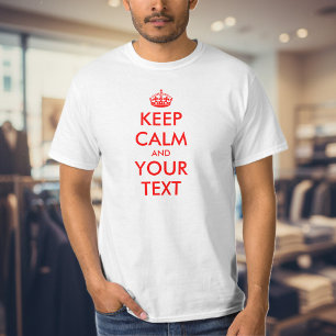 カスタム文字保Calm Tシャツ