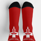 カスタム文字医療プロフェッショナル ソックス (上部)