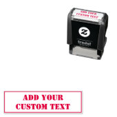 カスタム文字及びインク色 セルフインキングスタンプ (インサイチュ)