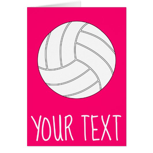 カスタム文字及びカラーバレーボール選手カード (正面)