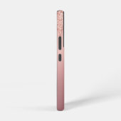 カスタム文字名バラ金ゴールド赤面グリッタードライバ SAMSUNG GALAXYケース (右側面)